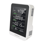 Lux-C02 meter, thermometer and humidity measurement