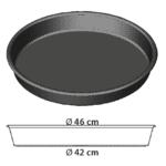 Opvangbak rond 46 cm